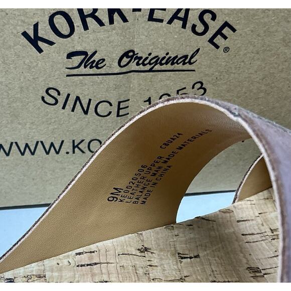 Kork-Ease  Tutsi Dual-Band Leather Sandal Brown Size 9 NIB - Picture 8 of 11